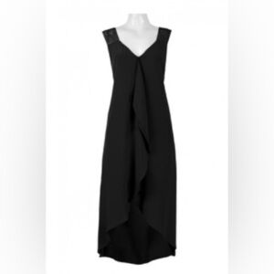 Adrianna Papell Daytime V-neck High Low Sheath Dress